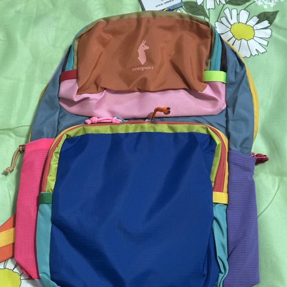Cotopaxi Orange and Green Backpack